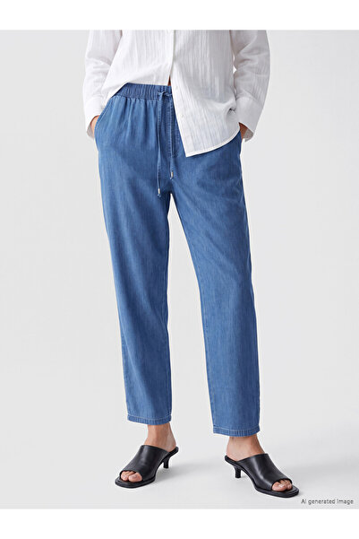 LC Waikiki Elastic Waist Slim Mom Women's Jean Trousers