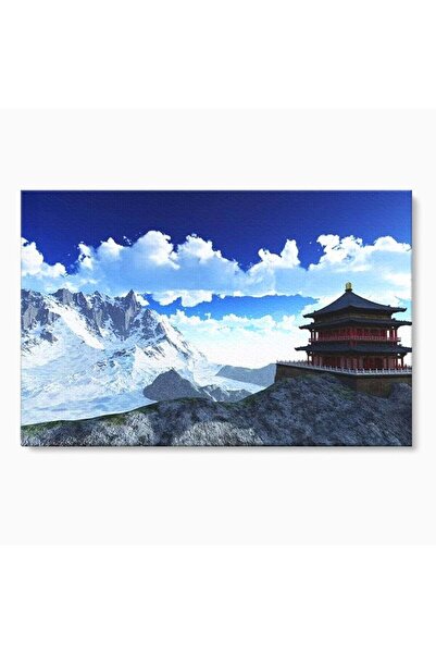 Luxcanva Tablou Canvas Armonie in Himalaya 150x100 cm pe Sasiu Lemn Armonie i...