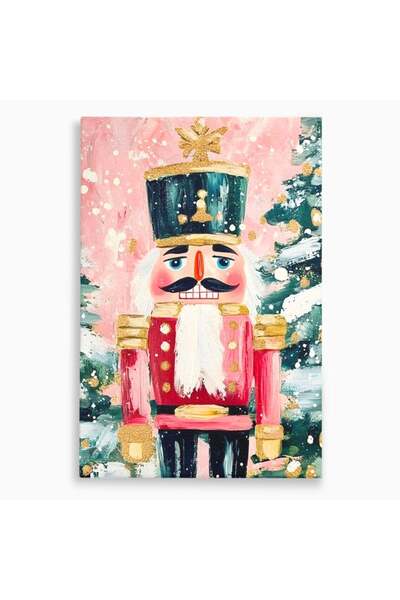 Luxcanva Tablou Canvas Gardianul Craciunului 50x70 cm pe Sasiu Lemn Gardianul...