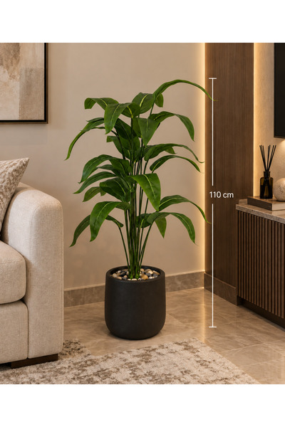CENTRHOME Artificial Peace Lily Plant 110cm with Stand