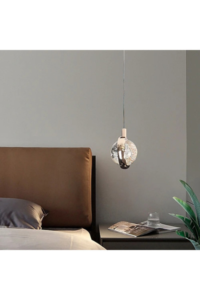 Generic Brand Elegant Prime Single Pendant Light, Gold, with 3 Changing Light...