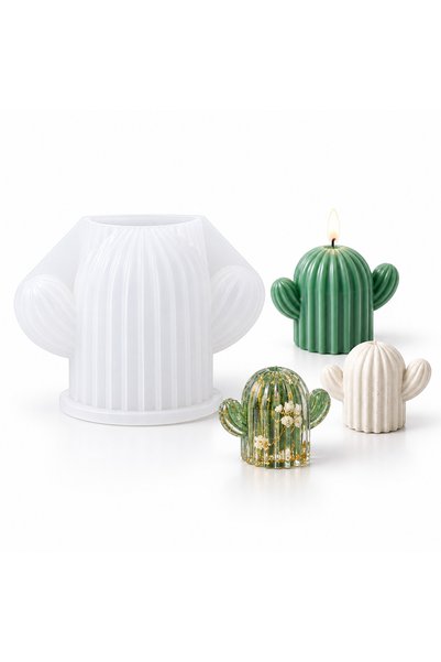 cnk craft shop Kaktüs Şeklinde Silikon Kalıp 7 cm – Epoksi Reçine Döküm ve De...