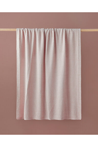 English Home Simple White Koltuk Şalı 130x170 cm Pudra