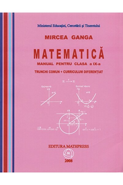 MATHPRESS Matematica - Clasa 9 - Trunchi comun + Curriculum diferentiat - Man...