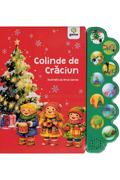 Gama Colinde de Craciun. Carte cu sunete