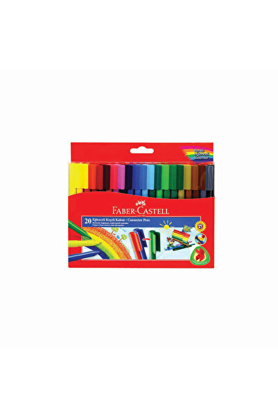 Faber Castell FABER EĞLENCELİ KEÇELİ KALEM 20 RENK 112000