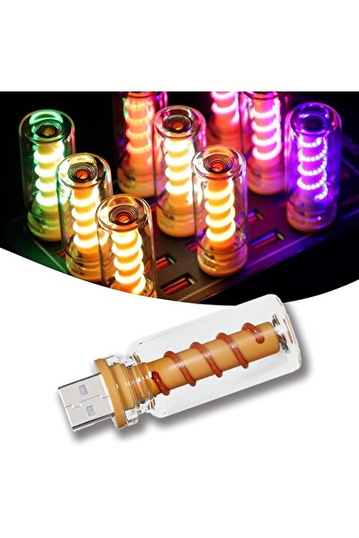 SYOSI مصباح ليلي USB بتصميم عتيق مع تحكم باللمس، 7 ألوان قابلة للتعتيم، مصباح...