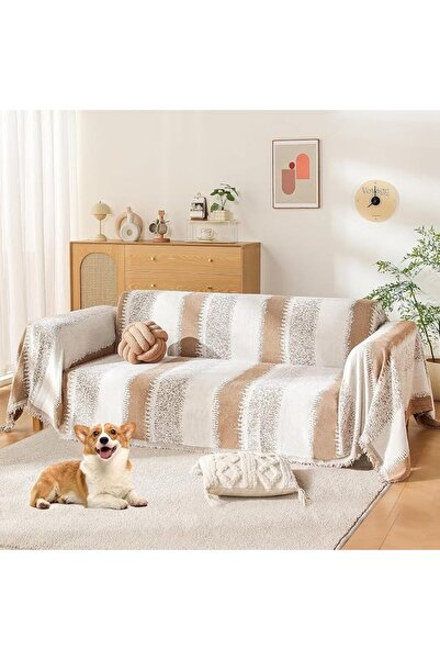 DoubleCare 180 * 230cm, Boho Couch Cover, Soft Sofa Cover Towel, Couch Slipco...