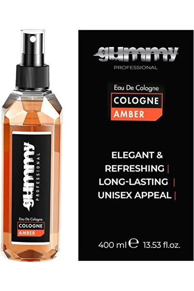 Gummy Amber Eau de Cologne Spray 400 ml - Refreshing After Shave Scented Wate...