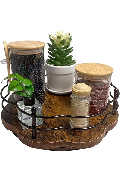 TERRIFI Turntable Organizer for Kitchen Cabinet and Spice Rack Storage, 11 In...