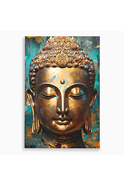 Luxcanva Tablou Canvas Regal Zen 80x120 cm pe Sasiu Lemn Buddha Meditatie Spi...