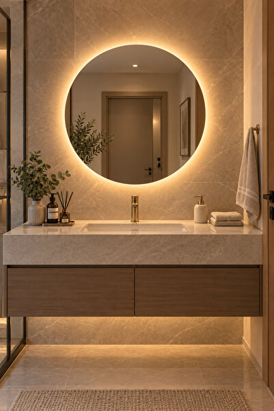 Genel Markalar 40/45/52/80/90/100 cm Gün Işığı Ledli/banyo Aynası/makyaj Ayna...