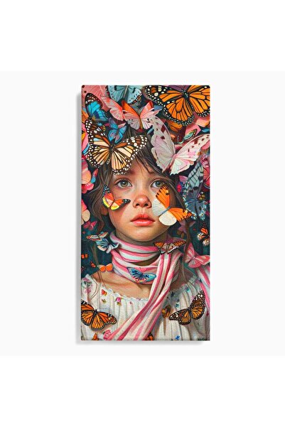 Luxcanva Tablou Canvas Copilarie in Zbor 70x140 cm pe Sasiu Lemn Copilarie in...