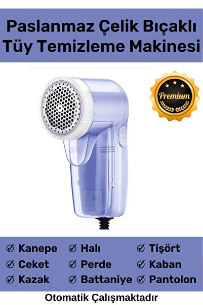 Özel Üretim Premium Taşınabilir Tiftik Kazak Takım Elbise Halı Kıyafet Pilli Tüy Temizleme Makinesi