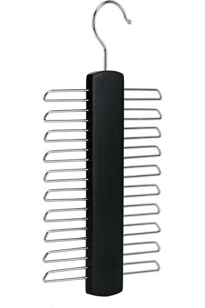 WINSOME Tie Hanger Wooden Hangers Wardrobe Tie Organiser - Stylish Hanging St...
