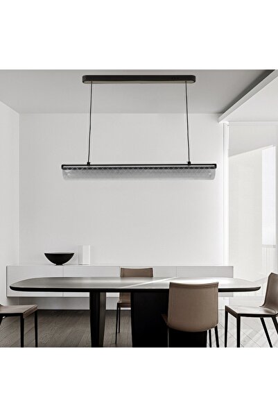 Hummer Modern Ceiling-Mounted Integrated LED Chandelier | Black Body