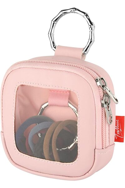 Homakover Hair Tie Organizer Bag with Clear Window, PU Leather Portable Hair ...