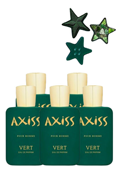 trı 5 Pieces Axiss Pour Homme Vert Perfume 100ML