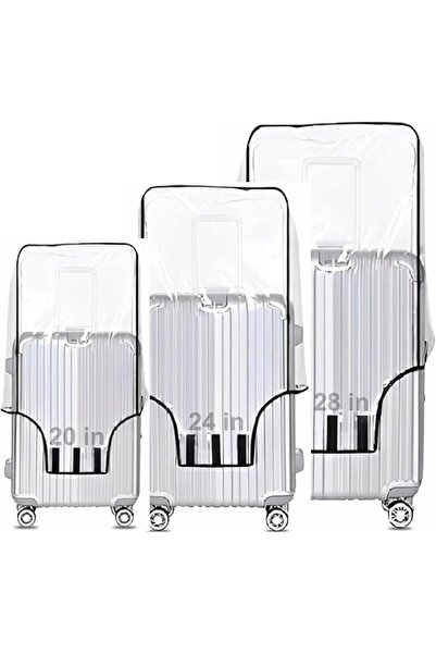 Handcuffs Transparent Luggage Trolley Protective Covers PVC Waterproof Travel...