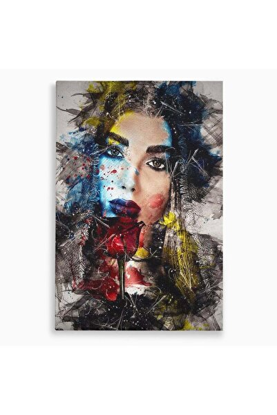Luxcanva Tablou Canvas Taina Unei Priviri 80x120 cm pe Sasiu Lemn Taina Unei ...