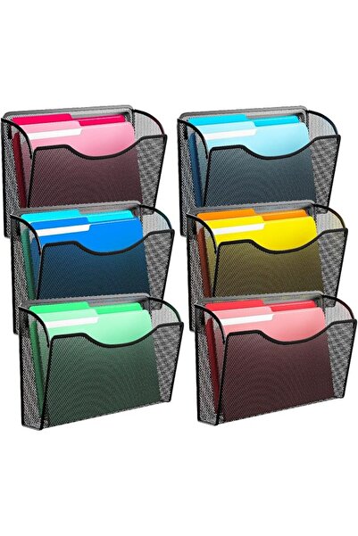 GENERAL MINDEPOT Mesh Hanging Wall File Holders, Vertical Mounted File Holder...