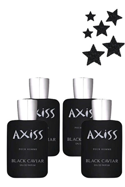 trı 4 Pieces Axiss Pour Homme Black Caviar Perfume 100ML