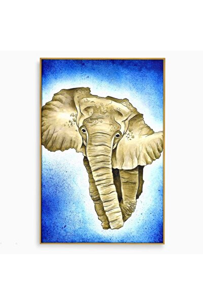 Luxcanva Tablou Canvas Vestitorul Marii Africi 70x100 cm cu Rama Auriu Vestit...