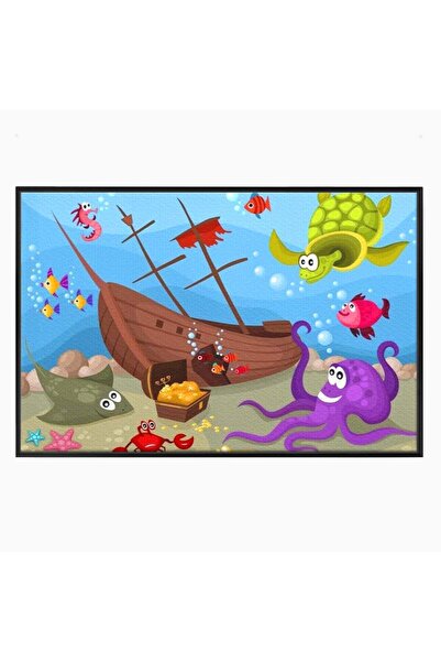 Luxcanva Tablou Canvas Prietenii Marii 70x50 cm cu Rama Negru Prietenii Marii...