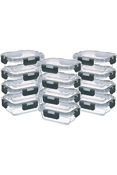 GENERAL GULFLIN 24-Piece Small Glass Food Storage Containers with Lids Airtig...