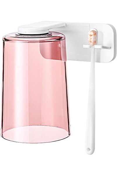Generic Mouth Rinse Cups Adhesive Magnetic Toothbrush Holder, Wall Mount
