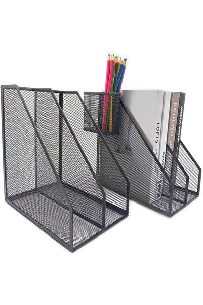 GENERAL Mesh Desk Organizer Set, 2 Pack Set, with Pen Holder