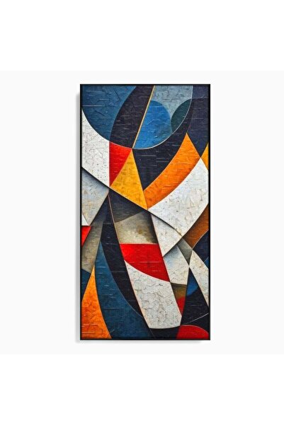 Luxcanva Tablou Canvas Falii de Lumina 60x120 cm cu Rama Negru Falii de Lumin...