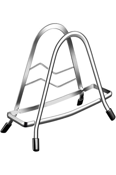 Generic Stainless Steel Pot Lid Holder, Multi-Functional Storage Rack For Cut...