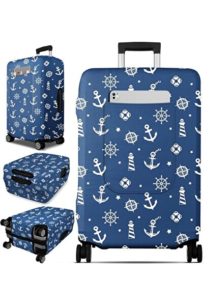 GENERAL Slohif Stylish Luggage Cover Protector with Storage Pocket Fit 18-32 ...