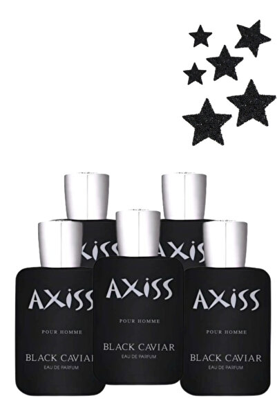 trı 5 Pieces Axiss Pour Homme Black Caviar Perfume 100ML
