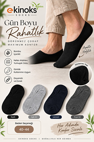 Erkek Bambu Sneaker Çorap