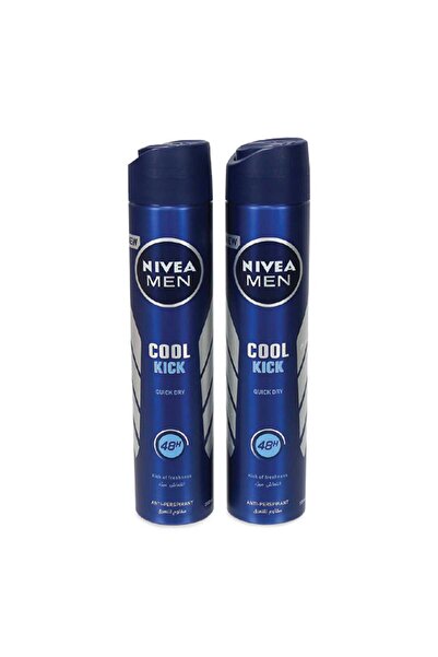 NIVEA Men Anti-Perspirant Spray Quick Dry Cool Kick 2 x 200 ml