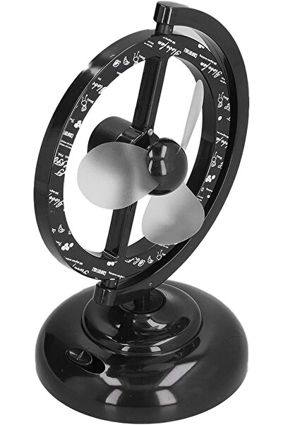 Zerodis Mini USB Fan Black 90 Degree Rotation Strong Wind with Battery Backup...