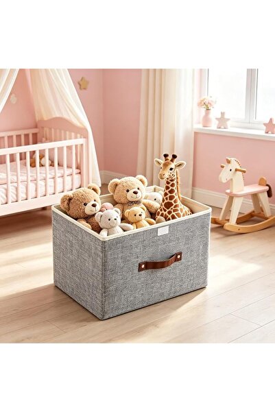 NYGANMELLOZ Foldable Storage Box with Lid – Large Clothes Organizer Bin, Line...
