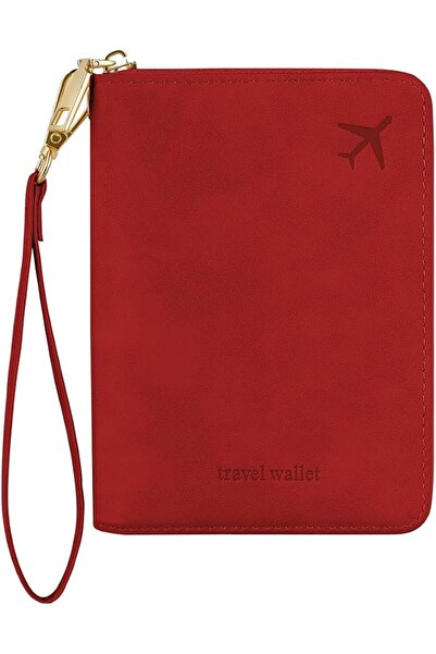 GENERAL Passport pouch, travel wallet, passport wallet with RFID blocking, tr...