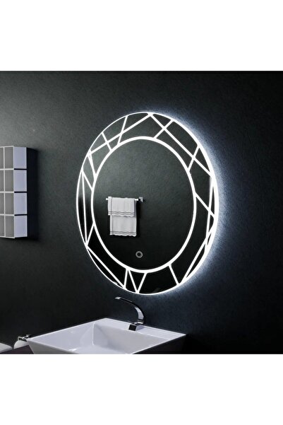 Flippy Oglinda LED Touch ASTRIX, 60cm, 6000K, Dimabila, Sistem Dezaburire