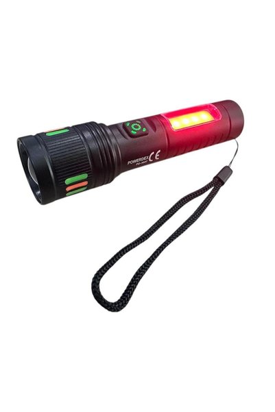 powerdex PD-3007 Zoomlu Şarjlı El Feneri 10W 1000 Lümen