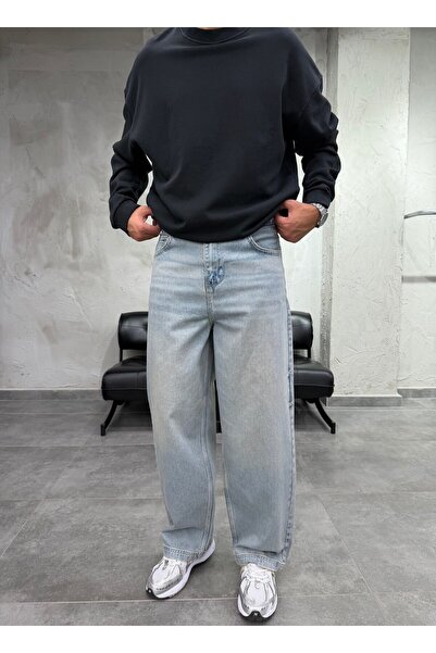 DIFRANSEL JEANS Super Baggy Washed Vintage Fit Jeans
