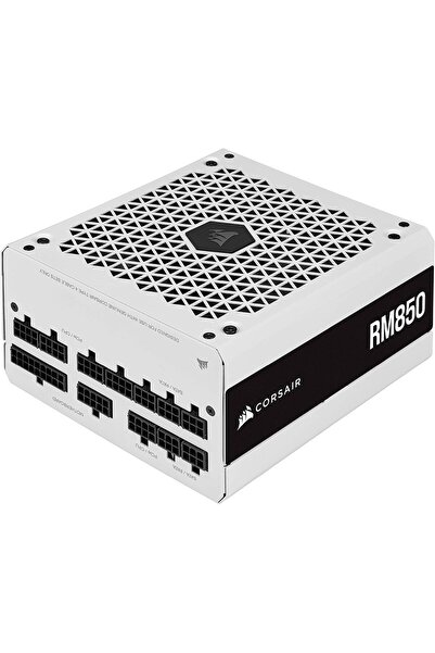 Corsair RM Series (2021), White, RM850, 850 Watt, 80 Plus Gold Certified, Ful...