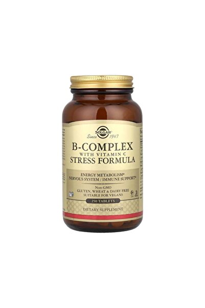 Solgar B-Complex with Vitamin C Stress Formula 250 Tablets