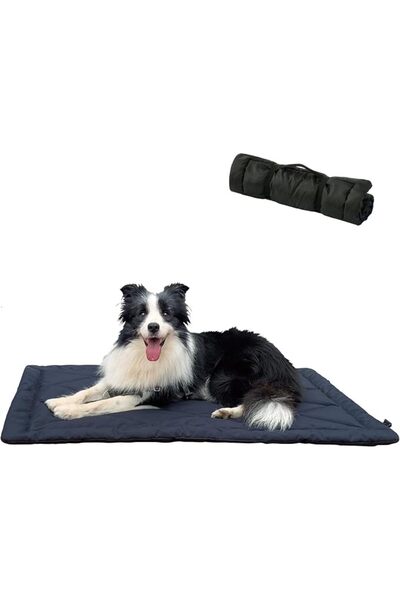 GENERAL Rollup Camping Dog Bed,Outdoor Dog Bed, Portable Dog Travel Mat with ...