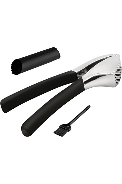 Generic Garlic Crusher Stainless Steel Gadget Silicone Peeler