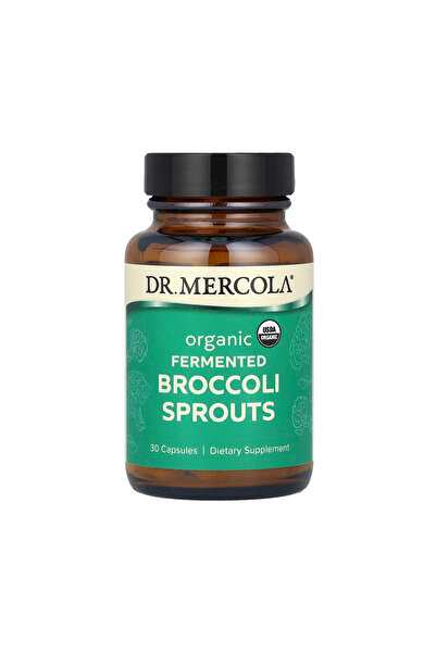 Dr Mercola دكتور ميركولا - كبسولات براعم البروكلي العضوية المخمرة - 30 كبسولة