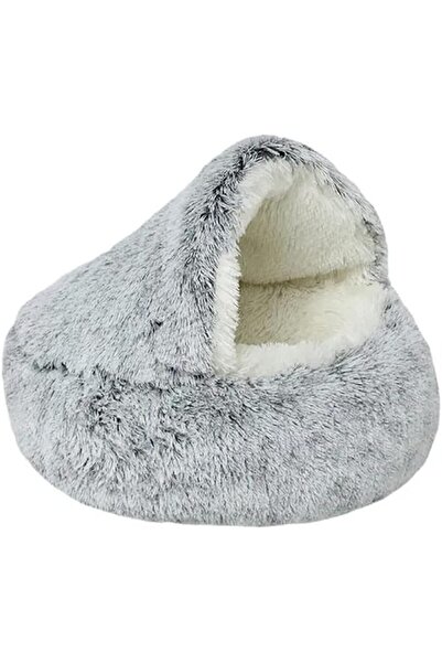 Maommadio Soft Plush Round Cat Bed Pet Mattress Warm Comfortable Basket Cat D...