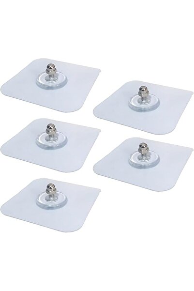 Generic Self Adhesive Hooks 5 Pieces Removable Hanger